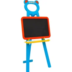 Speelgoed*vidaXL Kinderezel met krijtbord en whiteboard 2-in-1