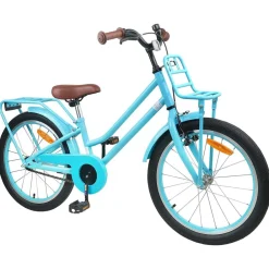 Buitensport*vidaXL Kinderfiets 18 Inch voor 5-7 jaar lichtblauw