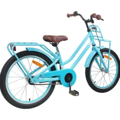 Buitensport*vidaXL Kinderfiets 18 Inch voor 5-7 jaar lichtblauw