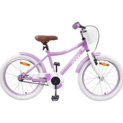 Buitensport*vidaXL Kinderfiets 18 Inch voor 5-7 jaar Paars