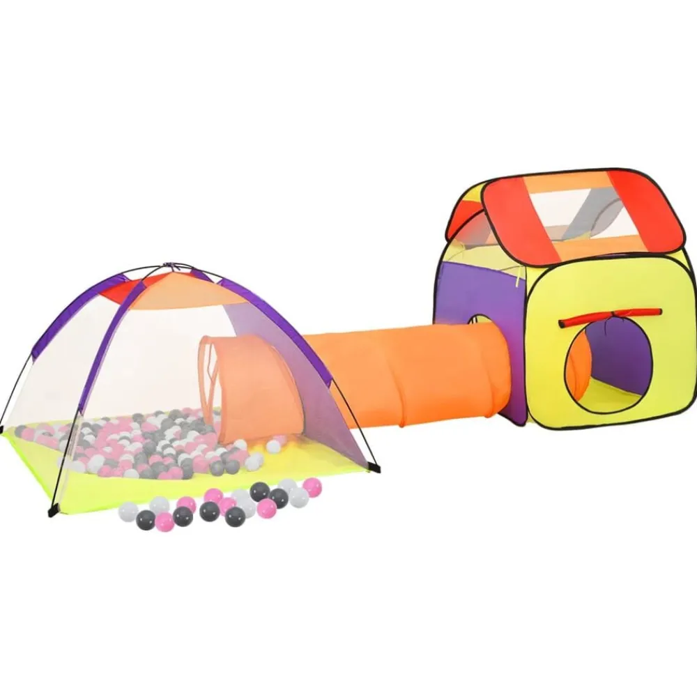 Kinderspeeltent met 250 ballen 338x123x111 cm meerkleurig>vidaXL Best