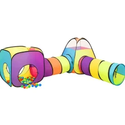 Buitenspeelgoed*vidaXL Kinderspeeltent met 250 ballen 190x264x90 cm meerkleurig Multikleur