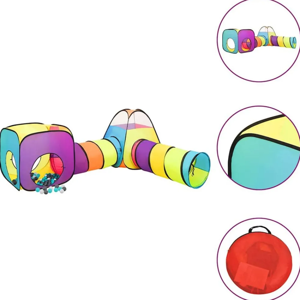 Kinderspeeltent met 250 ballen 190x264x90 cm meerkleurig>vidaXL Clearance