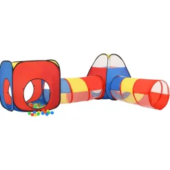 Buitenspeelgoed*vidaXL Kinderspeeltent met 250 ballen 190x264x90 cm meerkleurig Multikleur