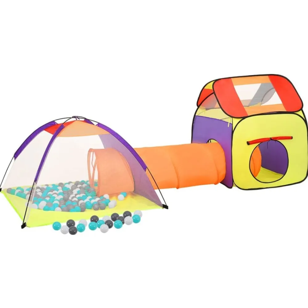 Buitenspeelgoed*vidaXL Kinderspeeltent met 250 ballen 338x123x111 cm meerkleurig Meerkleurig 1