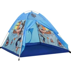 Kinderspeeltent met 250 ballen 120x120x90 cm blauw><noscript><img width=