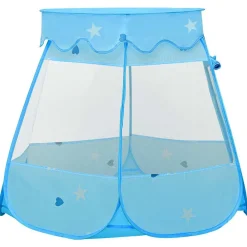 Buitenspeelgoed*vidaXL Kinderspeeltent met 250 ballen 102x102x82 cm blauw Meerkleurig 2