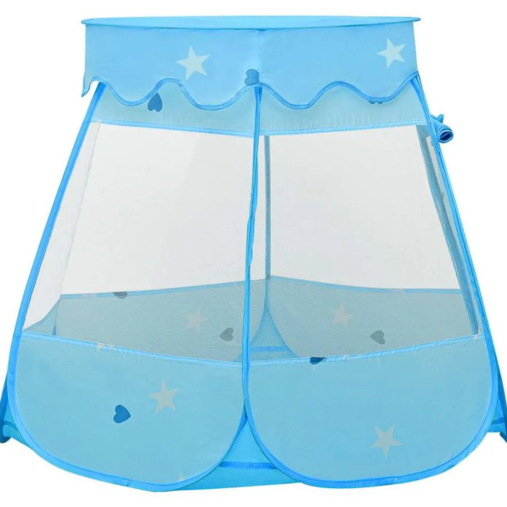 Buitenspeelgoed*vidaXL Kinderspeeltent met 250 ballen 102x102x82 cm blauw Meerkleurig 2