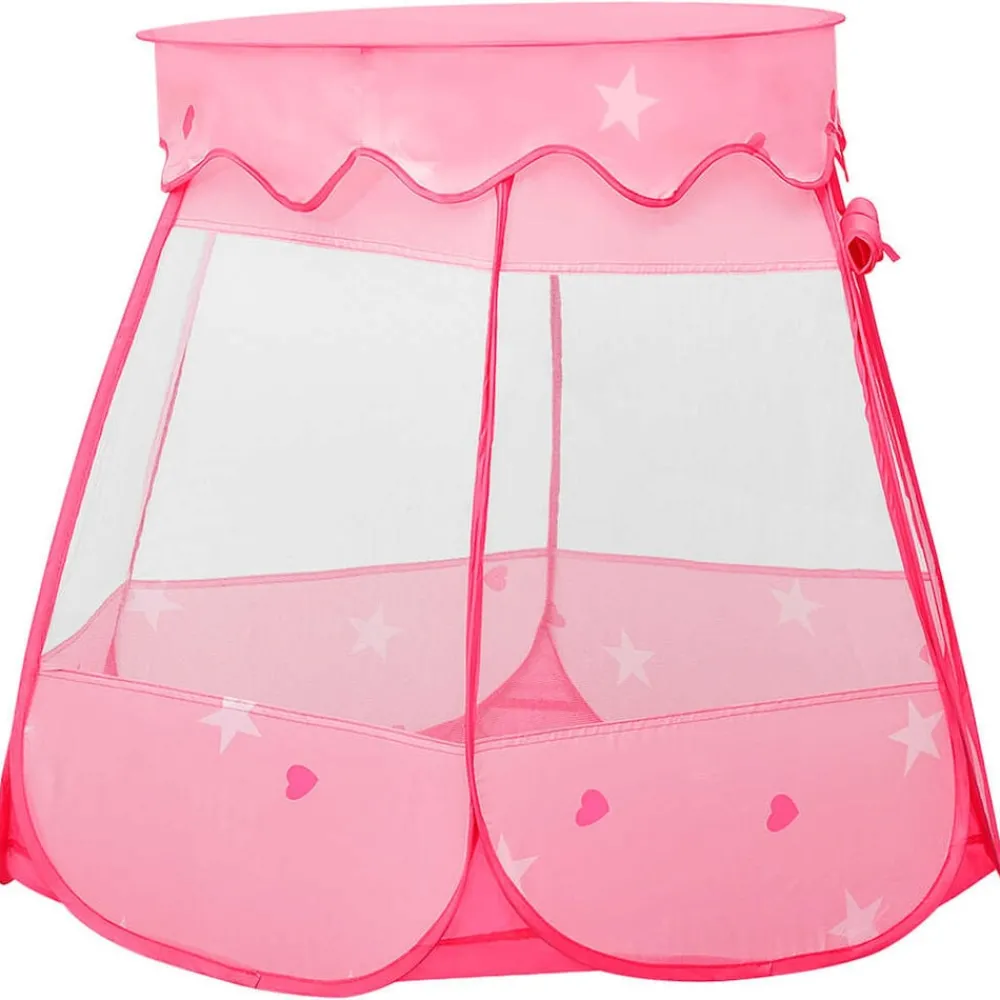 Buitenspeelgoed*vidaXL Kinderspeeltent met 250 ballen 102x102x82 cm roze Meerkleurig 1
