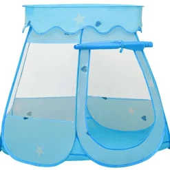 Buitenspeelgoed*vidaXL Kinderspeeltent met 250 ballen 102x102x82 cm blauw Meerkleurig 1