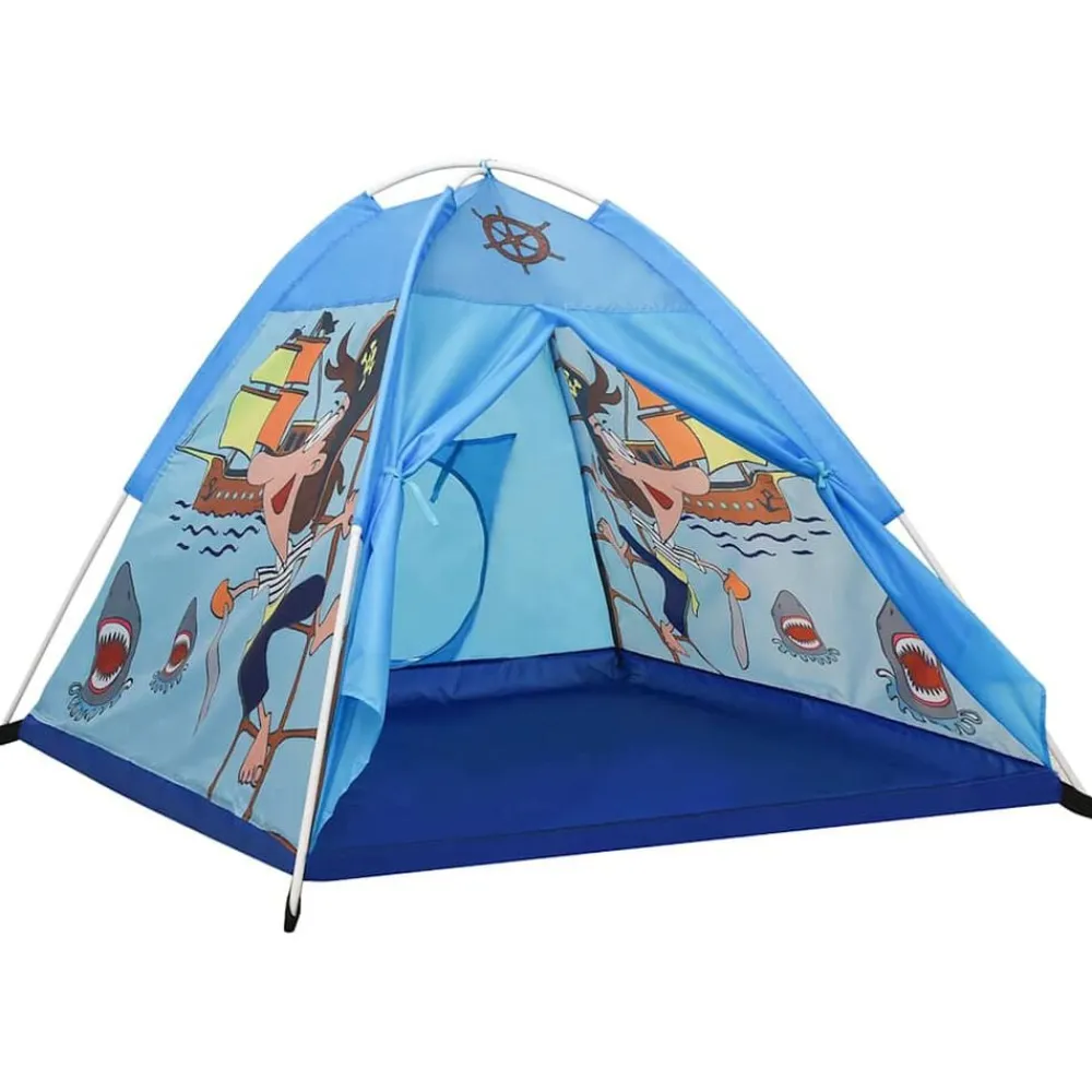 Buitenspeelgoed*vidaXL Kinderspeeltent met 250 ballen 120x120x90 cm blauw Meerkleurig 2