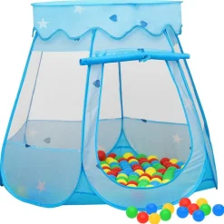 Buitenspeelgoed*vidaXL Kinderspeeltent 102x102x82 cm Blauw