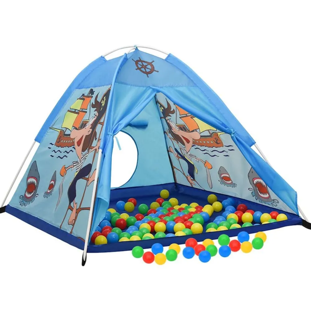Buitenspeelgoed*vidaXL Kinderspeeltent 120x120x90 cm blauw