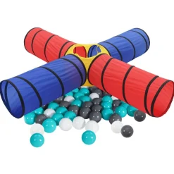 Kinderspeeltunnel met 250 ballen meerkleurig>vidaXL Discount