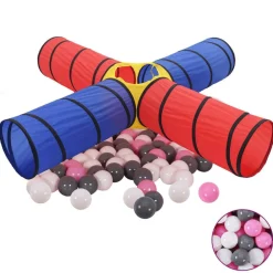 Kinderspeeltunnel met 250 ballen meerkleurig>vidaXL New
