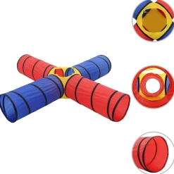 Kinderspeeltunnel met 250 ballen meerkleurig><noscript><img width=