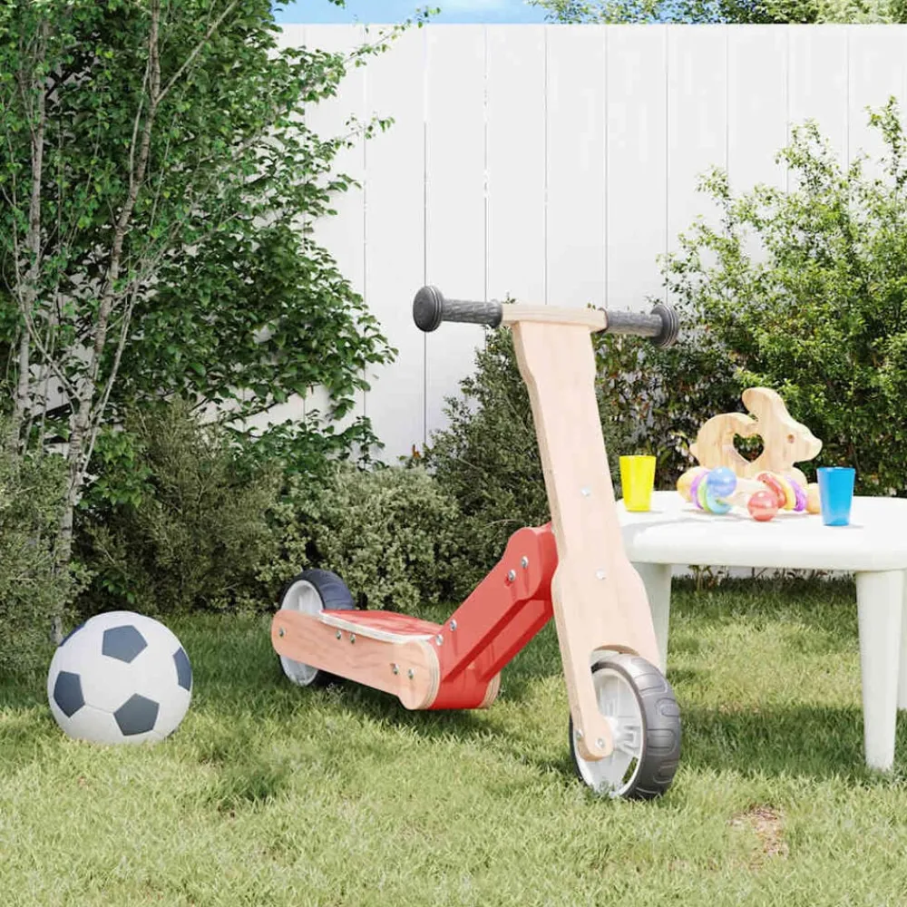 Speelgoed*vidaXL Kinderstep 2-in-1 Rood