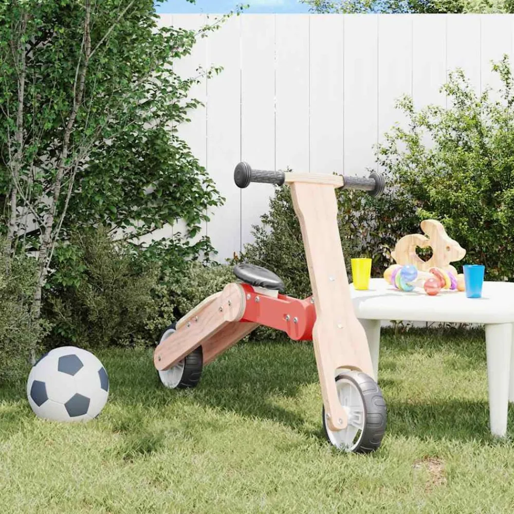 Speelgoed*vidaXL Kinderstep 2-in-1 Rood