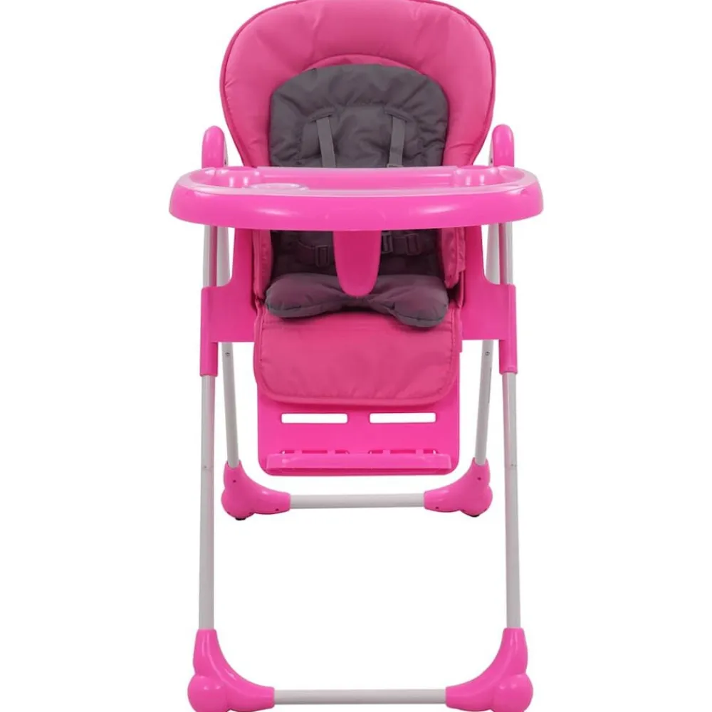 Kinderstoel hoog en grijs>vidaXL New