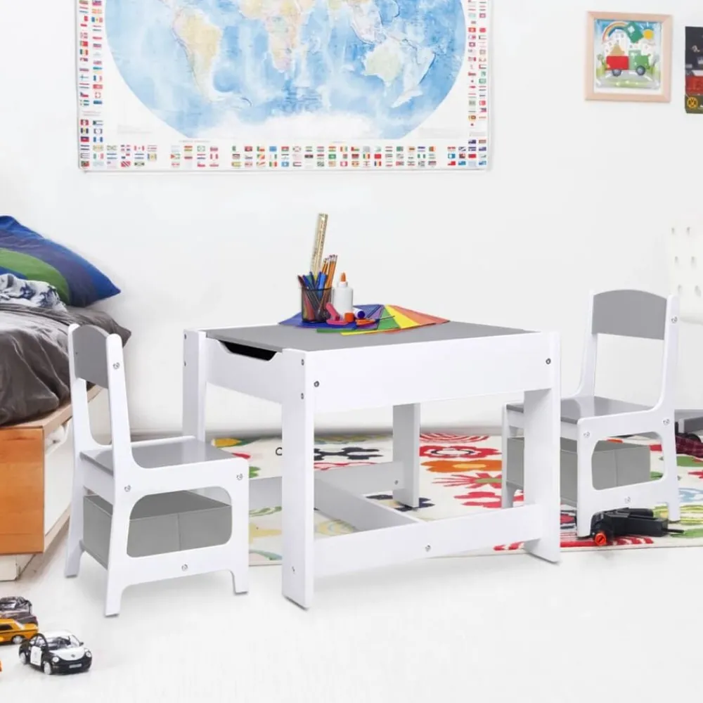 Kindertafel met 2 stoelen MDF>vidaXL Online