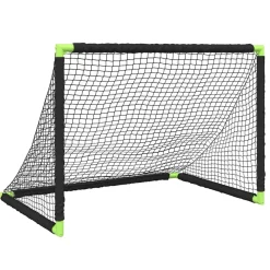 Sport & Spel*vidaXL Kindervoetbaldoel inklapbaar 90x64x64 cm zwart