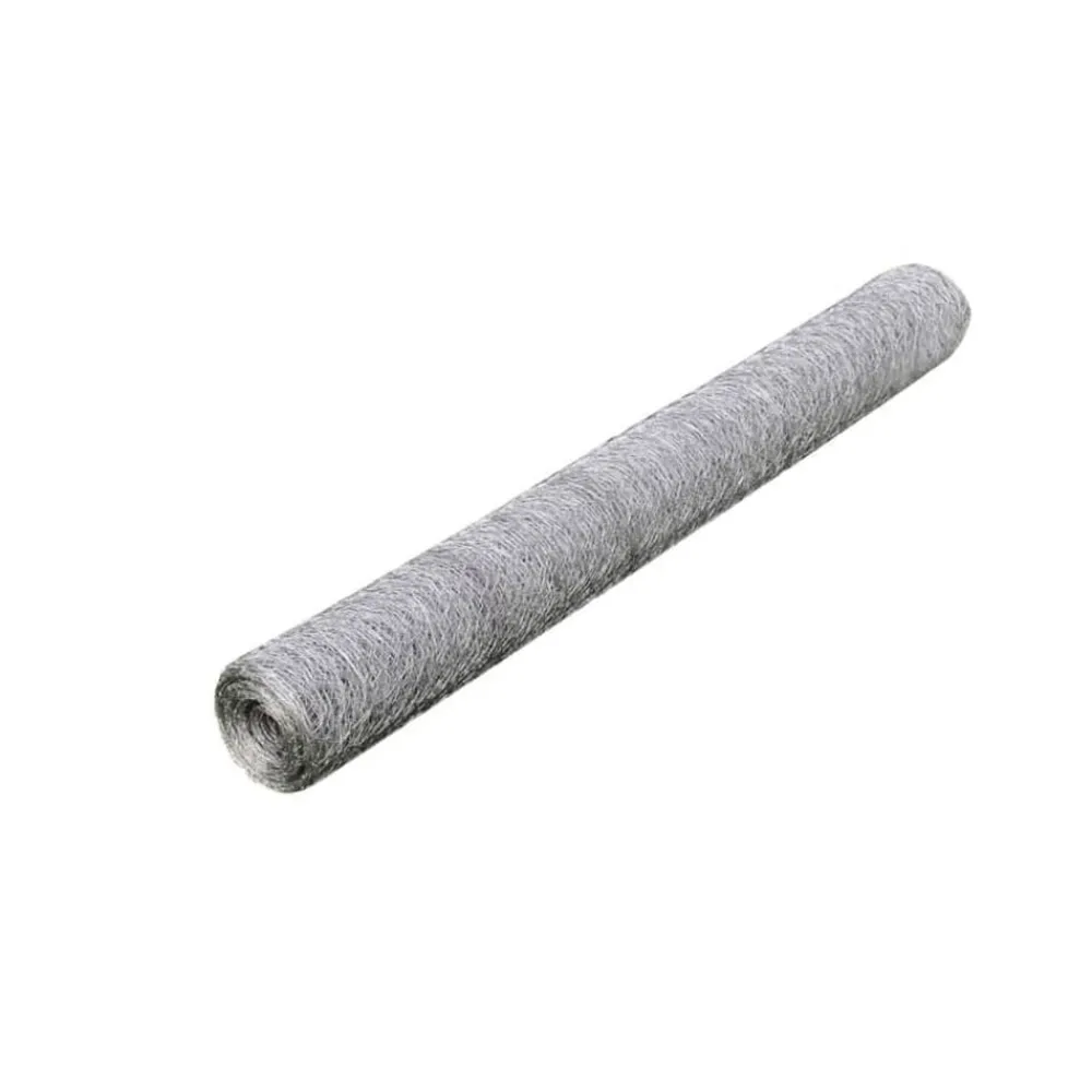 Kippengaas 25x0,5 m gegalvaniseerd staal kleurig>vidaXL Hot