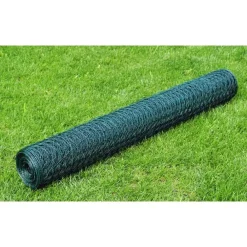 Kippengaas 25x0,5 m met PVC coating>vidaXL New