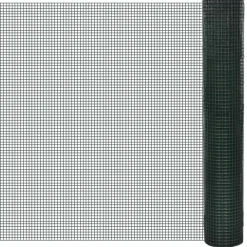 Kippengaas 25x0,5 m staal met PVC coating grijs>vidaXL