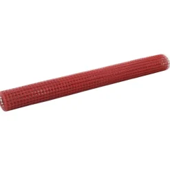 Tuinafscheidingen*vidaXL Kippengaas 10x1,5 m staal met PVC coating rood