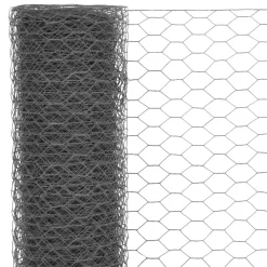 Kippengaas 25x0,5 m staal met PVC coating><noscript><img width=