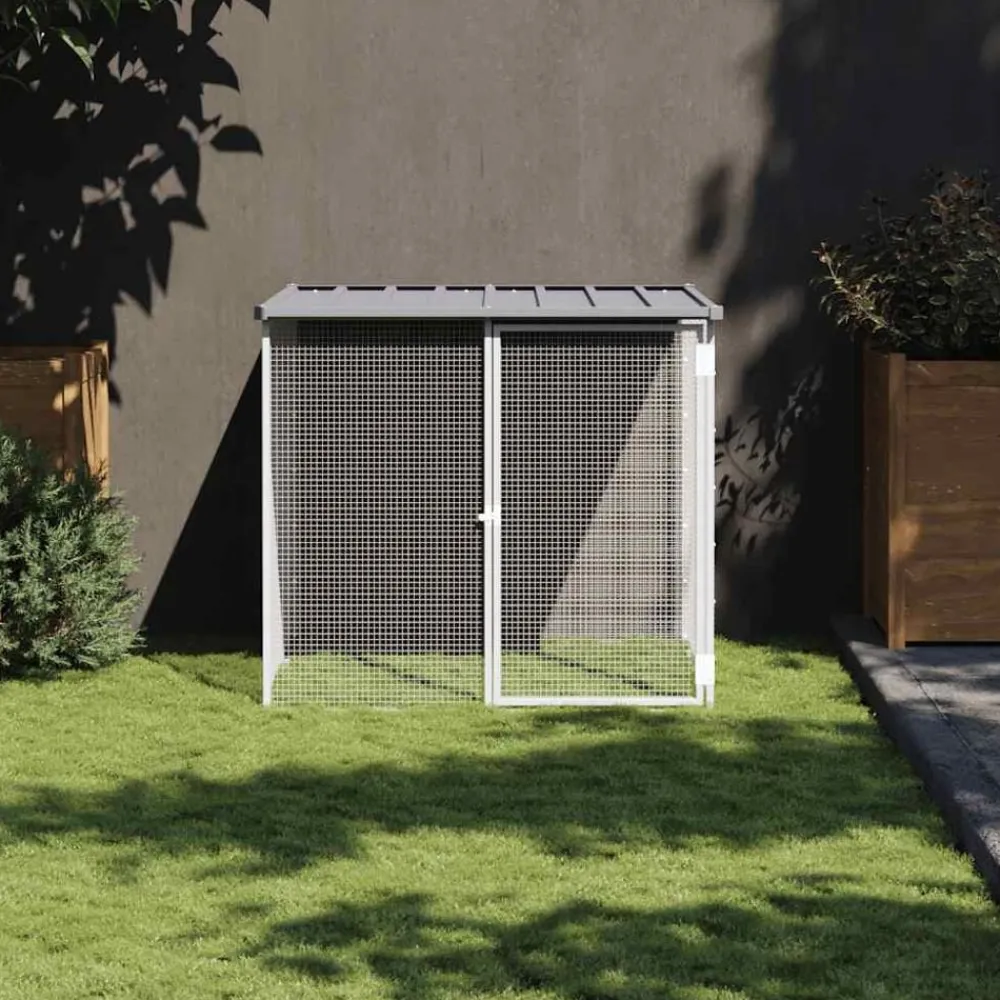 Kippenhok met dak 103x98x90 cm gegalvaniseerd staal>vidaXL Clearance