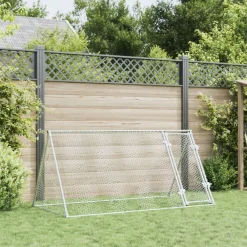 Kippenhok 200x105x91 cm gegalvaniseerd staal zilverkleurig><noscript><img width=