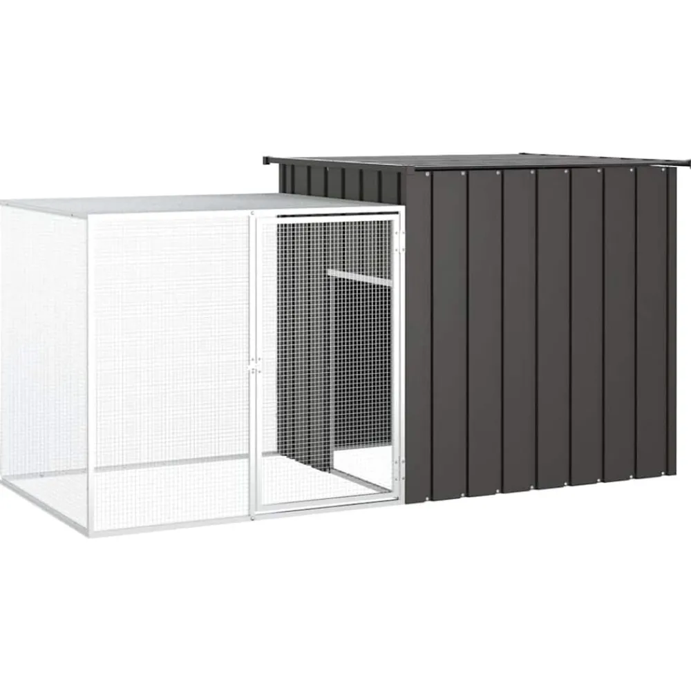 Kippenhok 200x91x100 cm gegalvaniseerd staal kleurig>vidaXL Discount