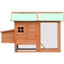 Kippenhok 170x81x110 cm massief grenen- en vurenhout>vidaXL Sale