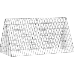 Huisdierbenodigdheden*vidaXL Kippenhok Zilver 110 x 55 x 55 cm Gegalvaniseerd staal