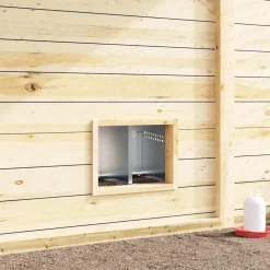 Kippennestkast 2 compartimenten wandmontage gegalvaniseerd staal><noscript><img width=