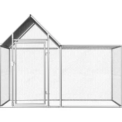 Huisdierbenodigdheden*vidaXL Kippenren 2x1x1,5 m gegalvaniseerd staal