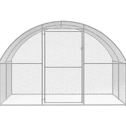 Kippenren 3x2x2 m gegalvaniseerd staal>vidaXL Sale