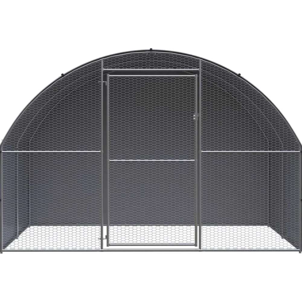 Kippenren 3x2x2 m gegalvaniseerd staal>vidaXL Clearance
