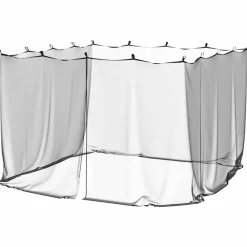 Buitensport*vidaXL Klamboe voor buiten 220 gaas 300x300x200 cm Zwart