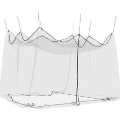 Buitensport*vidaXL Klamboe voor buiten 220 gaas 300x300x250 cm Zwart