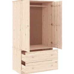 Kledingkast ALTA 90x55x170 cm massief grenenhout><noscript><img width=