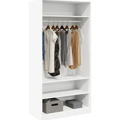 Kledingkast 100x50x200 cm bewerkt hout><noscript><img width=