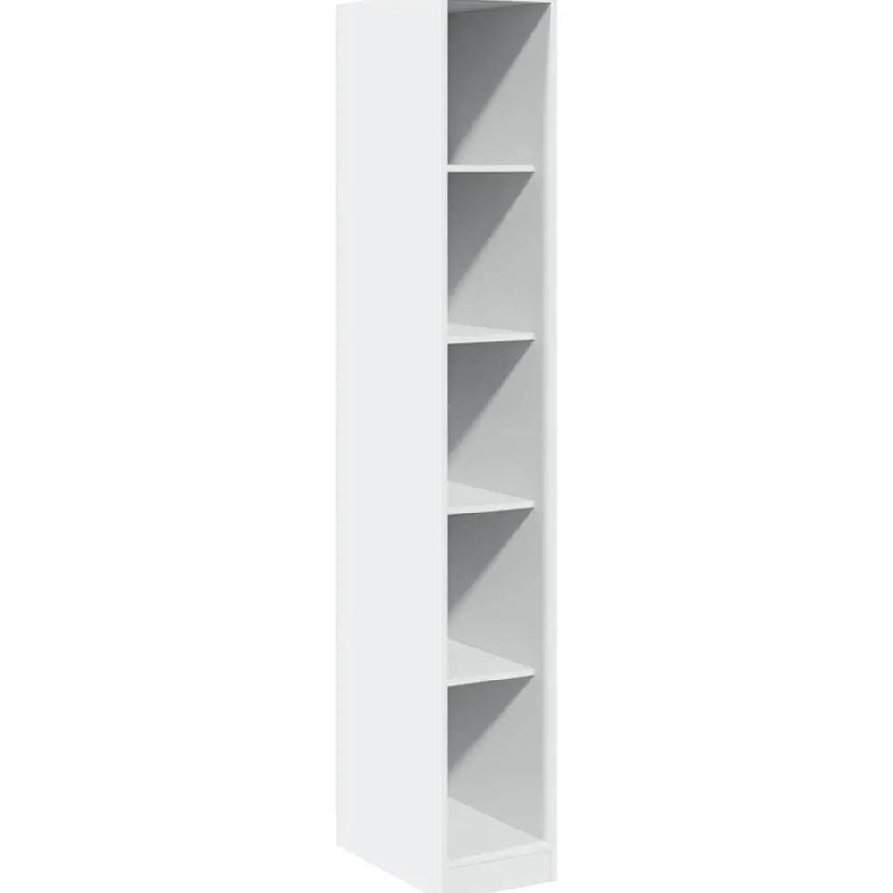 Kasten & Opbergmeubelen*vidaXL Kledingkast 30x50x200 cm bewerkt hout Wit