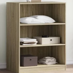 Huishoudelijke Benodigdheden*vidaXL Kledingkast 77x48x102 cm bewerkt hout kleurig Sonoma eiken