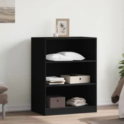 Huishoudelijke Benodigdheden*vidaXL Kledingkast 77x48x102 cm bewerkt hout Zwart