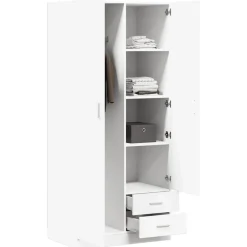 Kledingkast 80x52x180 cm bewerkt hout><noscript><img width=