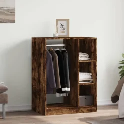 Huishoudelijke Benodigdheden*vidaXL Kledingkast 77x48x102 cm bewerkt hout kleurig Gerookt eiken