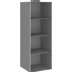 Kledingorganisers hangend 2 st met 4 schappen stof>vidaXL Clearance