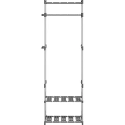 Kledingrek 3-laags 59x29x192 cm aluminium zilverkleurig><noscript><img width=